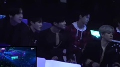 171201 MAMA IN 香港 EXO,泰民,NCT WANNA ONE 台下观看 BTS Mic Drop